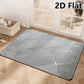 Quick Dry Diatom Mud Bathroom Mat, Absorbent Bath Rug with Non-Slip Rubber Backing for Bathroom, Kitchen & Doorway