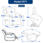 Power Lift Recliner Chair with 8-Point Vibration Massage & Lumbar Heat, Electric Stand Assist Chair with Cup Holders