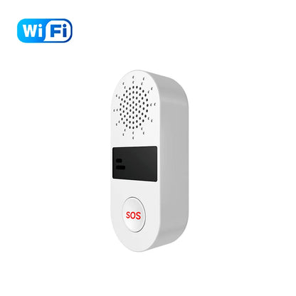 Smart SOS Panic Button – 130dB Sound & Light Alarm with WiFi App Notifications