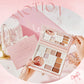 Handbag-Shaped Eyeshadow & Blush Palette, Embossed Dual-Function Makeup Compact