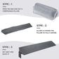 Memory Foam Bed Gap Filler Pillow, Triangle Headboard Wedge Cushion with Side Pockets, Washable Cover, Queen & King