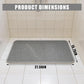 Non-Slip PVC Shower Mat 40x70cm, Soft Bristle Foot Scrubber with Fast Drainage Holes, Clear Bathroom Bath Mat