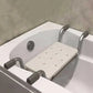 Adjustable Bathtub Shower Bench – 28–32" Suspended Bath Seat with Anti-Slip Design