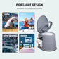 Portable Camping Toilet with 1.3-Gallon Detachable Bucket – Compact Travel Porta Potty for Camping, RV & Outdoor Use