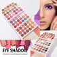 130-Color Travel Makeup Palette with Matte & Shimmer Eyeshadow, Blush, Highlighter & 8 Makeup Brushes, Portable Suitcase Kit