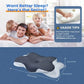Ergonomic Memory Foam Cervical Pillow – Contoured Neck Support Sleeping Pillow with Washable Cover for Side & Back Sleepers, Grey
