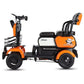 800W Foldable 3-Seater Electric Mobility Scooter with Child Seat