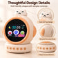 Kids Cat Alarm Clock with OK to Wake Sleep Training, Night Light & Sound Machine for Toddlers, Boys & Girls
