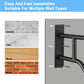 U-Shaped Stair Handrail for 1–3 Steps – 22.8" Wall-Mounted Safety Grab Bar for Indoor Stairs & Doorways