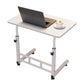 Height Adjustable C-Shaped Standing Desk with Wheels, Mobile Rolling Laptop Computer Workstation for Bed, Sofa & Home Office