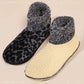 4 Pairs Women’s Winter Fuzzy Slipper Socks, Thick Warm Non-Slip Cozy Indoor House Socks for Cold Weather