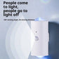 2-Pack Double-Head LED Motion Sensor Wall Lights with Colorful Ambient Lighting, Magnetic Mount for Bedroom & Hallway