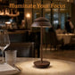 Rechargeable LED Table Lamp, Touch Control, Stepless Dimming, Anti-Glare Light, Non-Slip Base, Nordic Minimalist Design