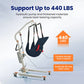 Electric Patient Lift with Sling – 400 lbs Capacity, Adjustable Base & Rechargeable Power