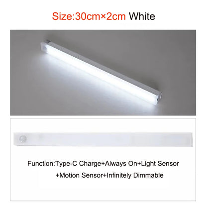 USB 5V LED Under Cabinet Light, Motion Sensor, Indoor Night Light for Kitchen Cabinets and Bedrooms