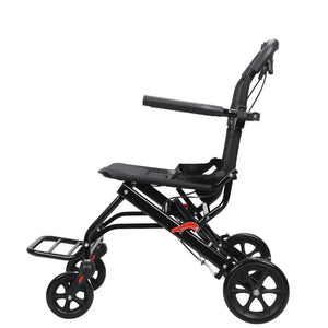 Lightweight Foldable Transport Wheelchair for Adults – Compact Portable Travel Chair for Narrow Doorways