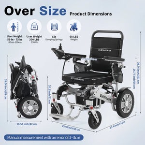 Heavy-Duty 4-Wheel Mobility Scooter for Seniors – 418 lbs Capacity, 12.4 Mile Range, Tight Turning Radius, Electric Travel Scooter