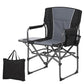 Oversized Folding Director’s Camping Chair – Heavy-Duty 330 lb Outdoor Lawn Chair with Side Table & Cup Holder