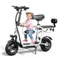 14" Foldable Electric Scooter with Seat – 750W Peak Motor, 48V 10Ah Battery, 20-Mile Range & Dual Disc Brakes