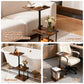 Adjustable C-Shaped Side Table – 360° Swivel, Height Adjustable Laptop Table with 3-Tier Storage for Sofa & Bed