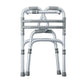 Lightweight Foldable Walker with Seat for Elderly Mobility Assistance