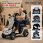 700W Heavy-Duty 4-Wheel Electric Mobility Scooter – 500 lbs Capacity & 25-Mile Range