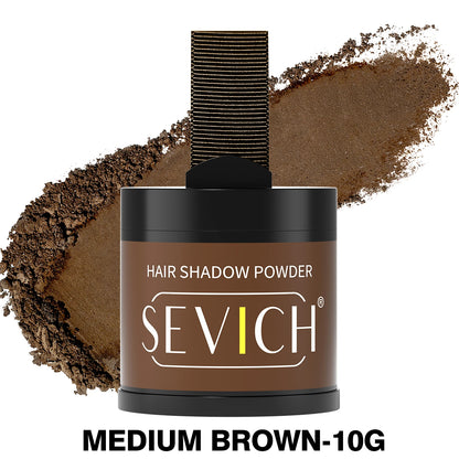 Hairline and Root Cover-Up Powder, 10 g, Waterproof Hair Concealer, 5 Shades