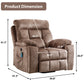 Power Lift Recliner Chair for Elderly with Massage & Heat, 2 Cup Holders, Side Pocket & USB Port