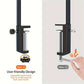 LED Desk Lamp with Clamp, 88 LEDs, Stepless Dimming, Flexible Gooseneck, USB Powered Reading and Task Light