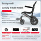 Ultra-Lightweight Foldable Ergonomic Portable Wheelchair for Seniors