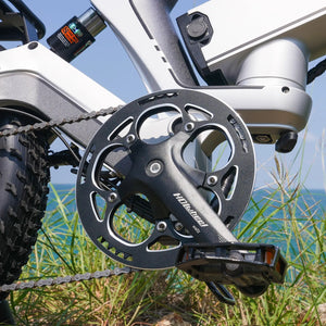 EK6 Max 3000W Folding Electric Bike for Adults – 48V 40Ah Battery, 20" Fat Tires, 30+ MPH, Up to 150-Mile Range
