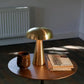 Rechargeable LED Mushroom Table Lamp, Touch Dimming, Cordless Bedside Night Light for Bedroom and Table Decor