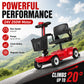 4-Wheel Electric Mobility Scooter for Adults, 250W Motor, 24V Battery, 12-Mile Range, 418 lb Capacity, Foldable with Basket