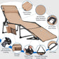 22.4-Inch Folding Tanning Chaise Lounge Chair with Face Hole – 5-Position Adjustable Outdoor Recliner for Lawn, Beach & Patio
