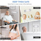 2-Pack Vacuum Suction Shower Grab Bars – Non-Slip Bathroom Safety Handles for Seniors
