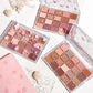 20-Color Cherry Blossom Eyeshadow Palette, Matte & Glitter Pink and Brown Tones, Long-Lasting Pigmented Eye Makeup