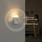 Rechargeable Motion Sensor LED Night Light, Warm White, 3 Brightness Levels, Stick-On or Hook Mount for Closets