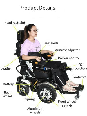 Medical Electric Wheelchair for Elderly and Disabled