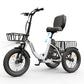 1200W Folding Electric Tricycle for Adults, 748.8Wh Removable Battery, 18"×3" Fat Tires, Step-Through, Up to 60-Mile Range