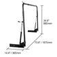 Hot Tub Cover Lift – Hydraulic Spa Cover Lifter, 33.1"-41.3" Height, 53.1"-92.5" Adjustable Width, Under-Mount Installation
