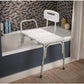 Tub Transfer Bench for Seniors – Height Adjustable Shower Chair with Reversible Left or Right Entry & Backrest