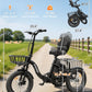 1200W Folding Electric Tricycle for Adults, 748.8Wh Removable Battery, 18"×3" Fat Tires, Step-Through, Up to 60-Mile Range