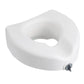 Raised Toilet Seat, 350 lbs Capacity, 5-Inch Lift Height, Commode Elevated Toilet Seat Riser with Enlarged Opening for Senior