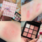 9 Shades Pink Rose Eyeshadow Palette Matte Shimmer Glitter Waterproof Long Lasting Pigmented Portable Daily Party Eye Makeup For Women Makeup