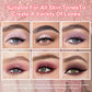 Book-Style Eyeshadow Palette, 76/91/117 Colors, Matte, Shimmer and Glitter Finishes
