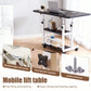 Adjustable Height Rolling Computer Desk with Wheels – Folding Mobile Workstation with Storage Shelf for Office, Bedside & Small Spaces