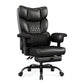 Big & Tall Executive Office Chair with Footrest, High Back 155° Reclining Desk Chair with Adjustable Armrests & Lumbar Support