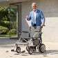 Lightweight Folding Aluminum Electric Wheelchair with Brushless Motor