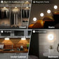 5-Pack 8-LED Motion Sensor Night Lights, USB Rechargeable Magnetic Wall Lights for Stairs, Closets, Bedroom & Cabinets