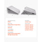 High-Density Foam Bed Wedge Pillow with Soft Washable Cover, Incline Support Pillow for Sleeping & Post-Surgery Recovery